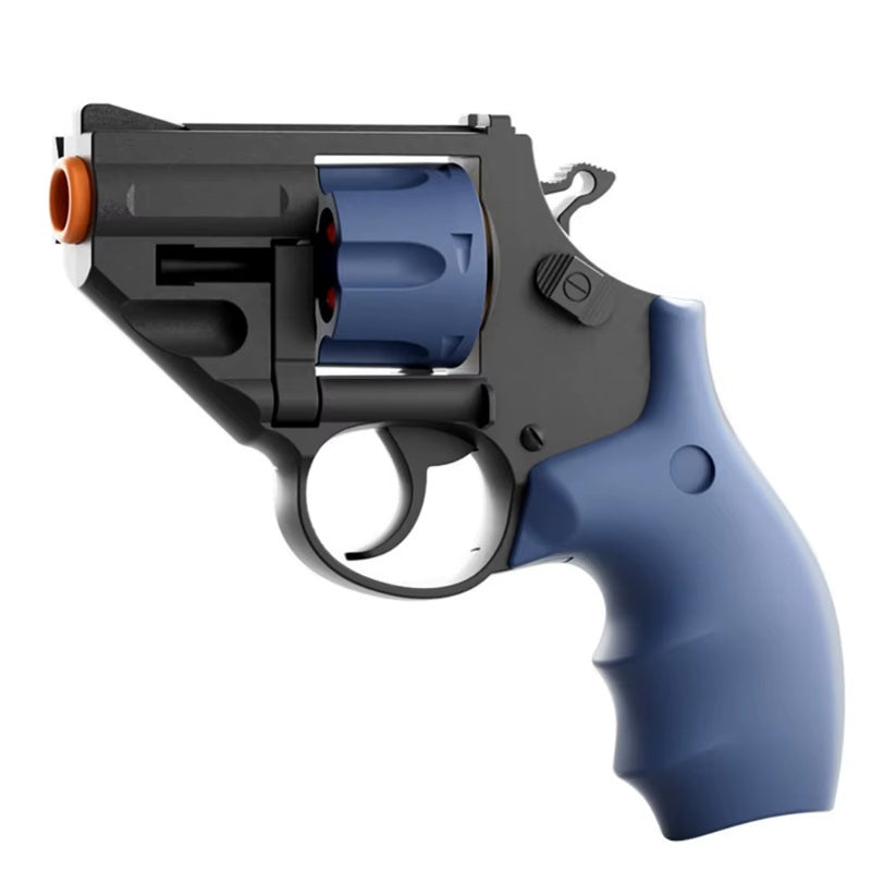 TB-500 Blue Dart Revolver toy displayed on a white background. Main image