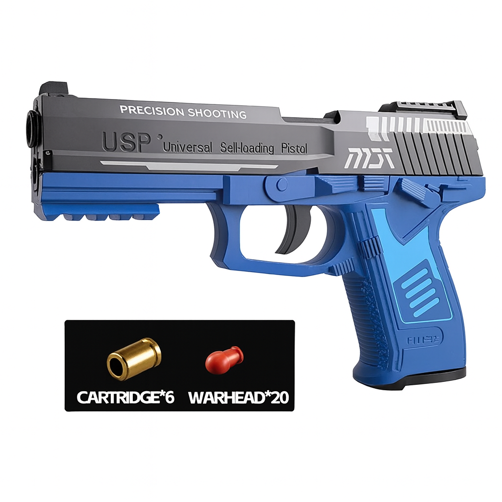 M92 / 2011 Shell-Ejecting Soft Bullet Toy Gun – Blowback Action - Toylvia™