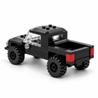 85PCS brick pickup truck rear three-quarter view
