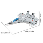 806PCS Fighter Jet Building Block Set - High Simulation Airplane Model Kit