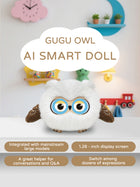 AI Intelligent Dialogue Plush Owl Toy Interactive Early Learning