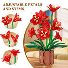 Amaryllis Flowers Bonsai Building Set | 503PCS Botanical Model | ToyIvia
