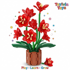 Amaryllis Flowers Bonsai Building Set | 503PCS Botanical Model | ToyIvia