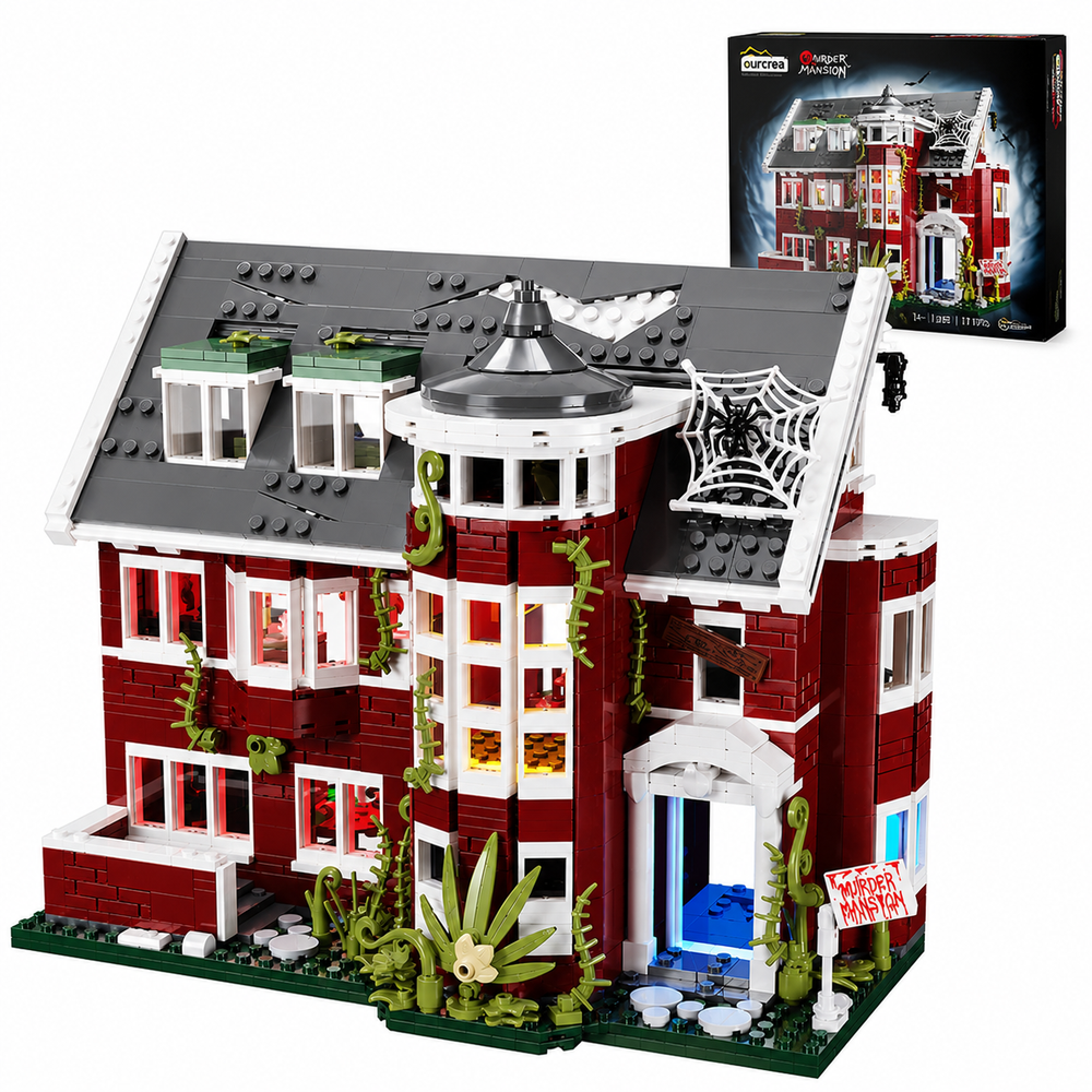 American Horror Story Murder House 1171PCS Building Blocks with LED Lights