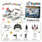Amphibious Waterproof RC Plane Boat | Gyro-Stabilized EPP Airplane | Toylvia