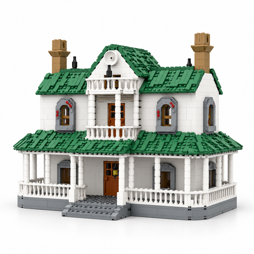 Zombie Apocalypse Farmstead - 1058 Piece Horror Building Set - alternate view