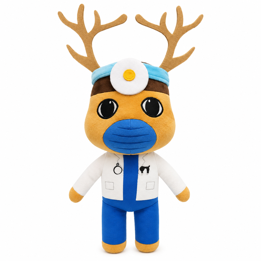 Animal Hospital Doctor Harlow Plush Toy – Soft Stuffed Plush Doll for Fans & Collectors