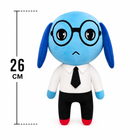 Animal Hospital Secretary Plush Toy – Blue Office Character Stuffed Doll
