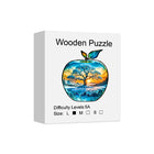 Arctic Orchard: High-Difficulty Apple Ice and Snow World Wooden Puzzle