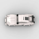 The Arctic Streak: 196-Piece White Sports Car DIY Construction Kit