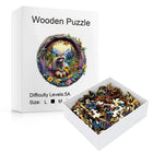 Artistic Raccoon Forest Puzzle - 4-6 Hour Assembly Time Unique Gift