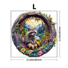 Artistic Raccoon Forest Puzzle - 4-6 Hour Assembly Time Unique Gift