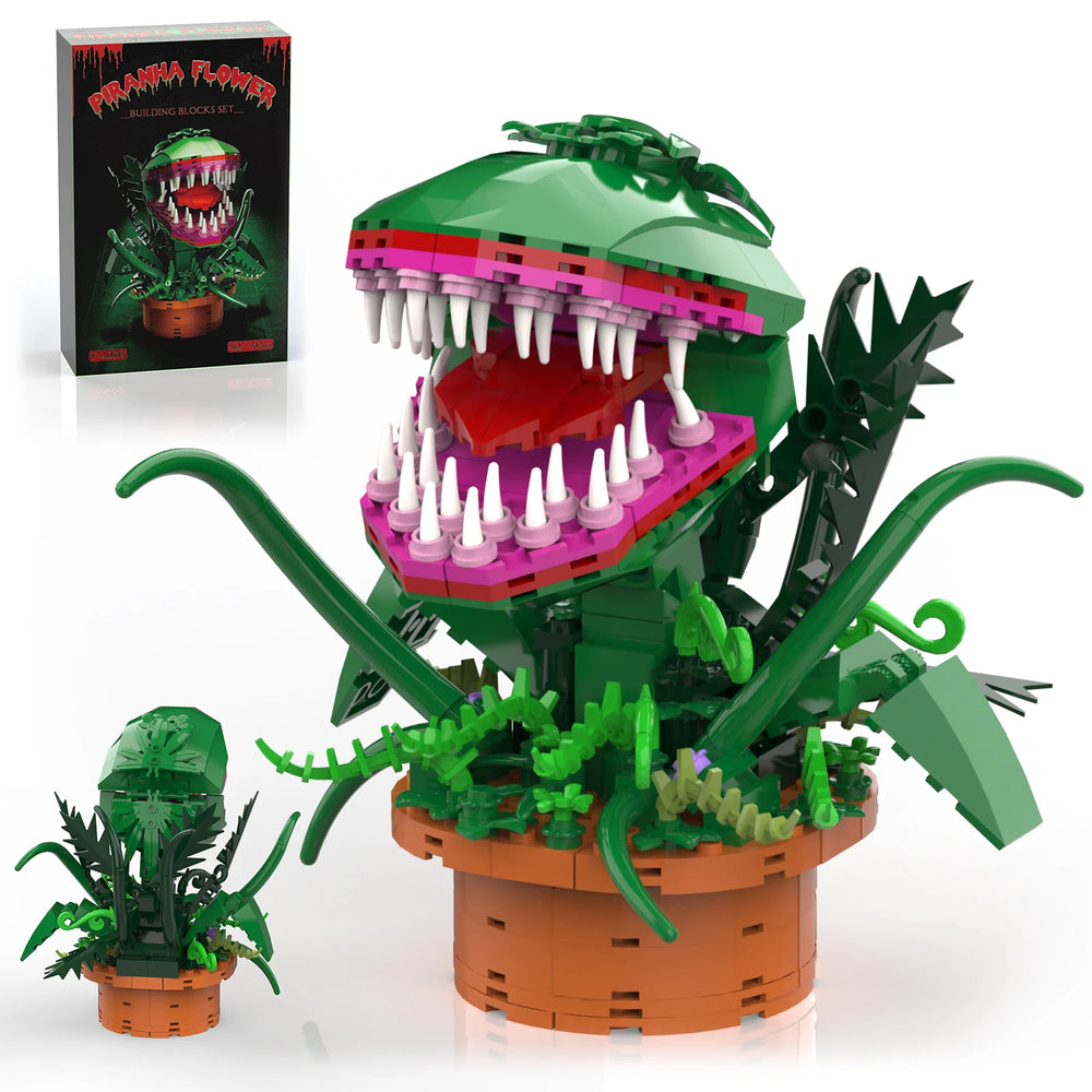 Audrey II Carnivorous Flower Building Block Set – 342PCS Piranha Plant Model