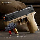 P320 Automatic Soft Bullet Pistol Gun - Realistic Slide Blowback Toy Blaster