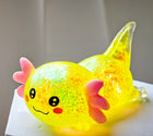 Axolotl Squishy Toy, Cute Slow Rising Fidget Toy For Stress Relief, Soft Squeeze, Yellow