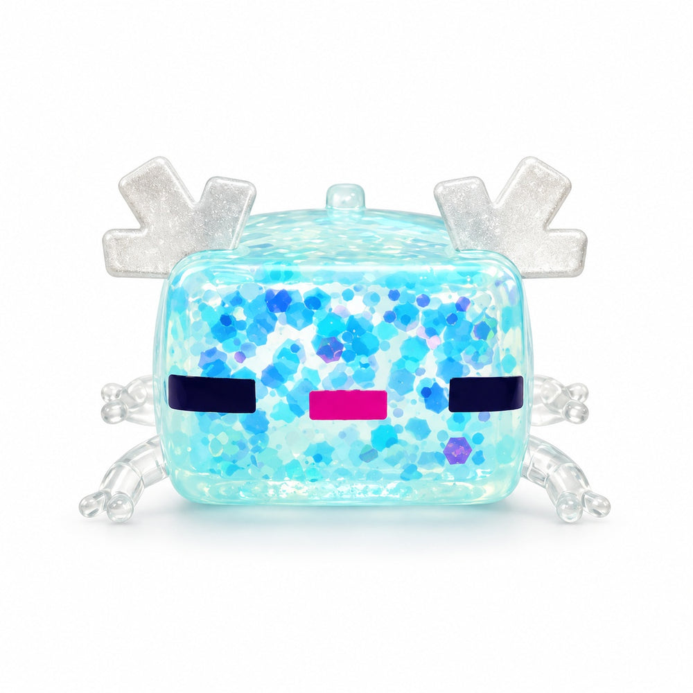 1Pc Axolotl Squishy; Squeeze Stress Cute Fish Toy; Funny Cute Squishy Blobofish; Blue