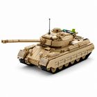 Bat Chatillon 25 t Tank 1102 Piece Building Block Model Set