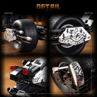 Bat Motorcycle Dark Motorbike Knight Building Blocks 497pcs