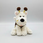 Cute Bee Dog Electric Plush Doll Toy 20cm Animated Puppy
