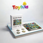Bird Flock Wooden Jigsaw Puzzle Art - Unique Animal Pieces | Creative DIY Gift