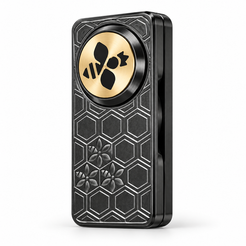 Royal Jelly Mechanical EDC Push Card Metal Fidget Slider - alternate view