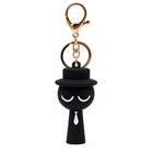 Black Sprunki Keychain – Black Silicone Character Bag Charm & Backpack Pendant