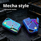 Blade Texture Mechanical Magnetic Fidget Slider Zinc Alloy Toy