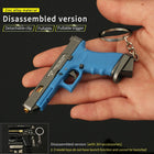 1:3 Scale G34 Metal Alloy Mini Pistol Keychain – Disassemble Model Toy