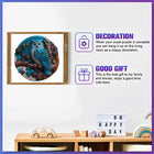 Blue Owl Wooden Jigsaw Puzzle - Animal Shaped Art Puzzle for Adults & Kids | Toylvia™