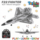 BM22 F22 Raptor RC Fighter | 4CH 490MM Large Scale Plane | Toylvia