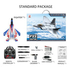 BM22 F22 Raptor RC Fighter | 4CH 490MM Large Scale Plane | Toylvia
