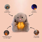 Breathing Rabbit Soothing Sensory Plush Toy Newborn Anxiety Bunny