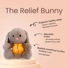 Breathing Rabbit Soothing Sensory Plush Toy Newborn Anxiety Bunny