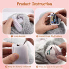 Breathing Rabbit Soothing Sensory Plush Toy Newborn Anxiety Bunny