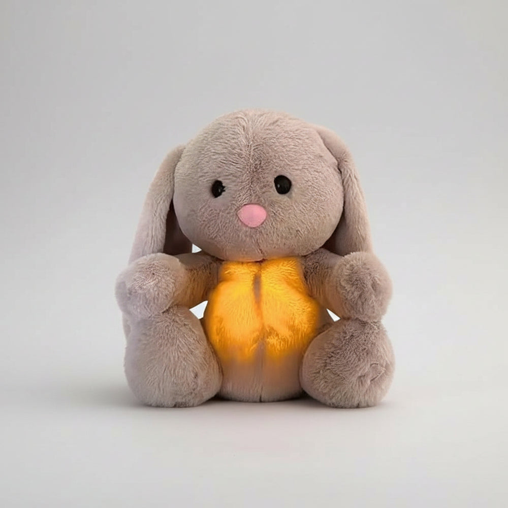 Breathing Rabbit Soothing Sensory Plush Toy Newborn Anxiety Bunny