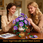 2-in-1 Morning Glory Building Set | 1136PCS Botanical Model | ToyIvia