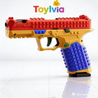 Building Block SIG17 Toy Gun - Blowback, Shell Ejecting, Soft Bullet Pistol