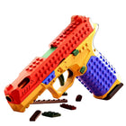 Building Block SIG17 Toy Gun - Blowback, Shell Ejecting, Soft Bullet Pistol