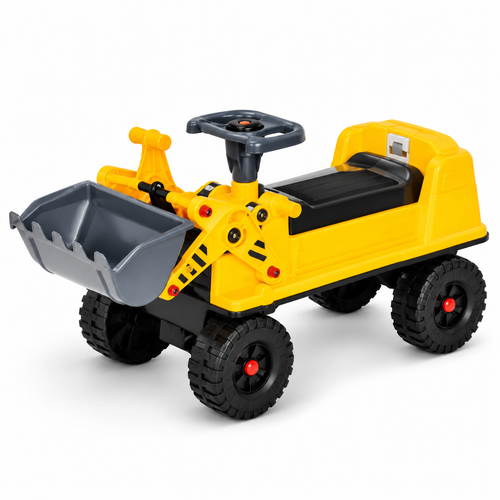 Kids Bulldozer Ride-On Toy | Toddler Excavator with Digging Bucket | Toylvia - alternate view