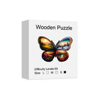 Wings of Time: Butterfly Pattern Four-Season Scenery Wood Jigsaw