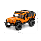Canyon Crawler orange brick SUV size 6.5 in long 3.43 in tall