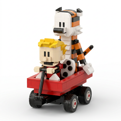 Calvin and Hobbes Transmogrifier Adventure - 358pcs Brick Building Kit