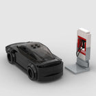 The Midnight Commuter: 185-Piece Black City Car DIY Construction Kit