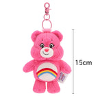 Care Bears Rainbow Plush Keychain | Kawaii Sound Doll Bag Accessory