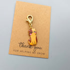 Cute Enamel Cat Charms with Lobster Clasps Stitch Markers Set
