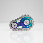 Stainless Steel Chain Gear Metal Fidget Spinner EDC Desk Toy