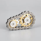 Stainless Steel Chain Gear Metal Fidget Spinner EDC Desk Toy