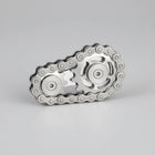 Stainless Steel Chain Gear Metal Fidget Spinner EDC Desk Toy