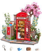 Cherry Blossom Book Stand 3D Wooden Puzzle | 116PCS Mini Model | ToyIvia