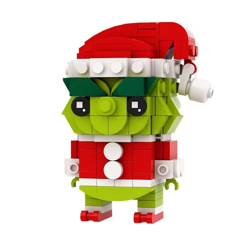 Christmas Green Monster MOC Building Blocks Set (184 PCS) – DIY Creative Model Gift | Toylvia™ Secondary image
